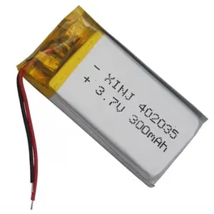 Аккумулятор (батарея) универсальный, Li-Pol, 602030, 6*20*30мм, 2pin, 3.7V/300mAh