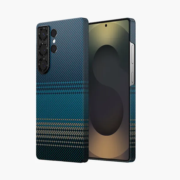Чехол Магнитный на Самсунг S25 Ultra KEEPHONE Carbon / MagSafe 38 магнитов карбоновый без отпечатков пальцев Moonrise