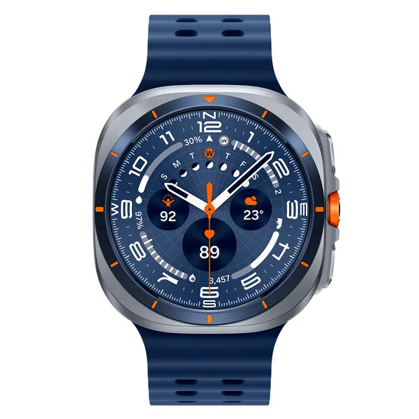 Смарт-часы Samsung Galaxy Watch Ultra 2025 47 mm LTE, Super AMOLED, синий (SM-L705FZB1CAU)