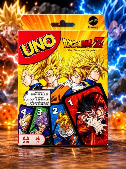 UNO Dragon Ball Z Card Game, карточная игра