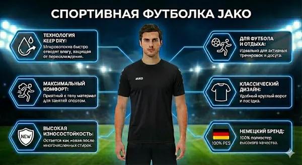 JAKOФутболка спортивная