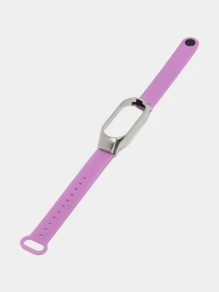 Ремешок для Mi Band, из карбона и металла