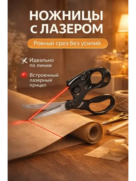 Ножницы закройные с лазерной указкой