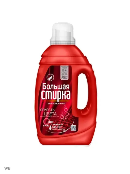 Большая стирка Гель для стирки Color 1200 мл