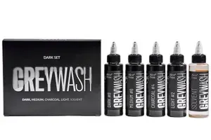 GALLERY TATTOO INK, Сет Dark Set Greywash Краска для татуиро