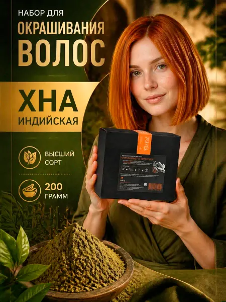 Мыльные орехи Профессиональная хна для волос 200 г
