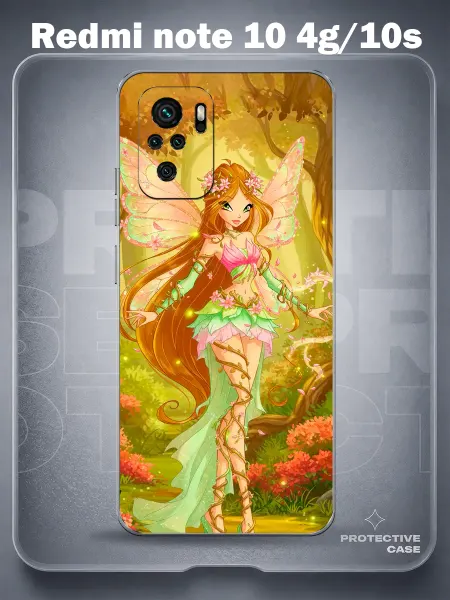 MeowCase Чехол на Redmi Note 10 4G с принтом Винкс Стелла