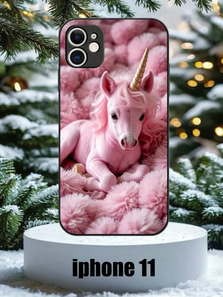 Happy_Case Чехол на iPhone 11 новогодний лошадь символ года 2026