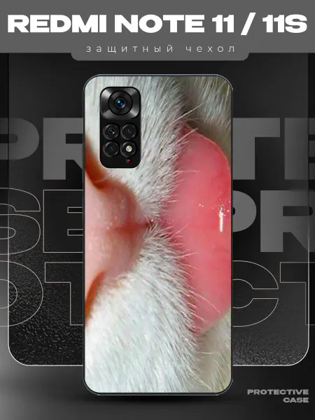 MeowCase Чехол на Redmi Note 11 с принтом Y2K с котиком