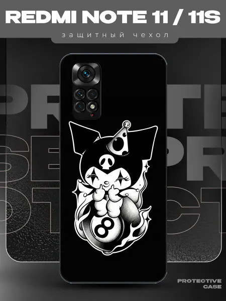 MeowCase Чехол на Redmi Note 11 с принтом Y2K куроми