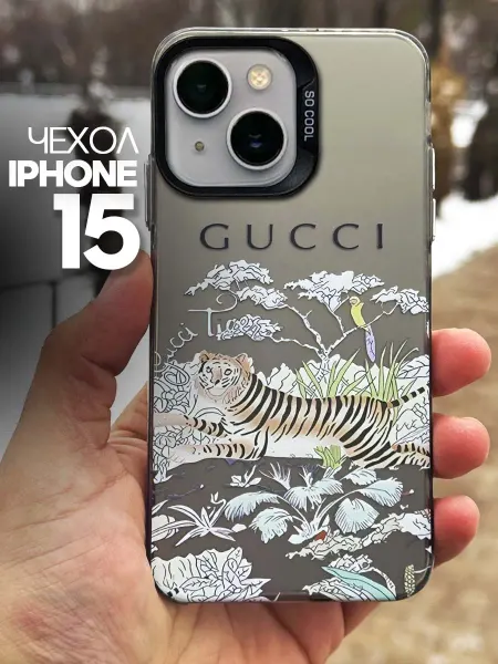 MGOO GUCCI чехол на iPhone 15