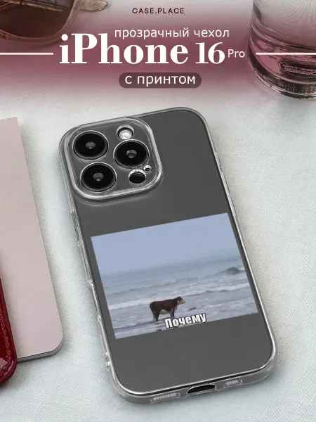 Case Place Чехол на iPhone 16 Pro мем