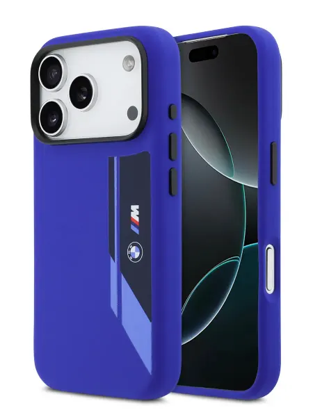 BMW Чехол на iPhone 17 Pro, силиконовый Liquid silicone MagSafe