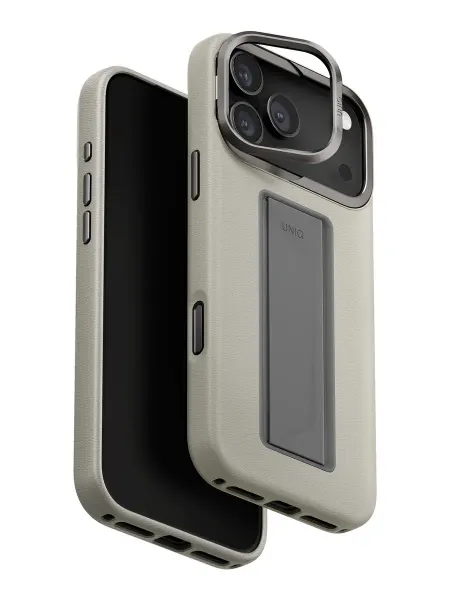UNIQ Чехол на iPhone 17 Pro Max, из экокожи Heldro PRO, MagSafe
