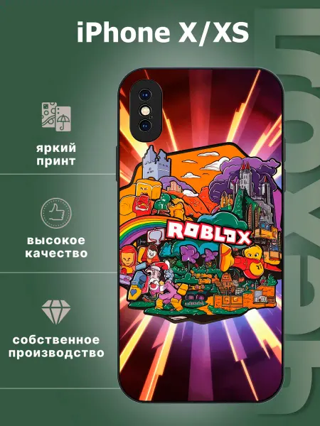 AA'case Чехол на iphone X XS roblox