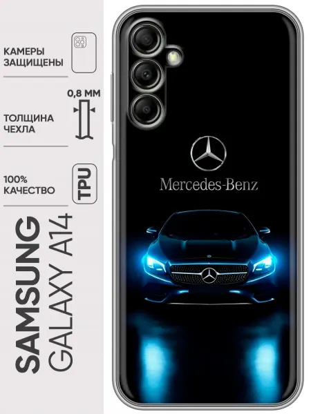 Trendmall Чехол на Samsung Galaxy A14 Мерседес Mercedes