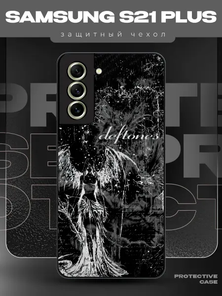 MeowCase Чехол на Samsung S21 Plus с принтом у2к ангел