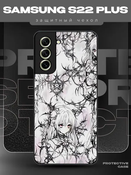 MeowCase Чехол на Samsung S22 Plus с принтом y2k аниме