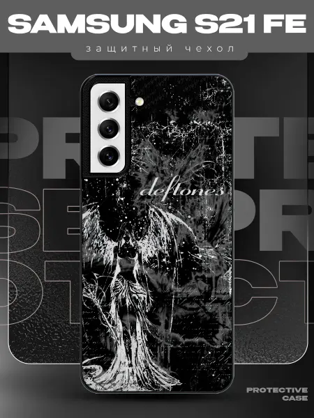 MeowCase Чехол на Samsung S21 FE с принтом у2к ангел
