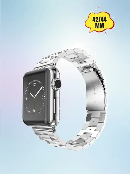 LIME-STORE Металлический ремешок для Apple Watch 42-44-45 мм