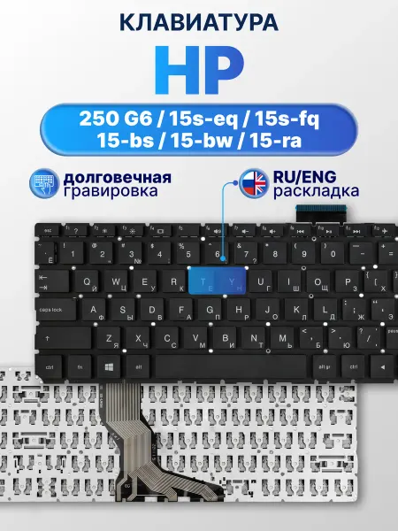 HP Клавиатура для ноутбука 17-ca0114ur