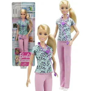 Кукла Barbie Кем быть? Медсестра GTW39