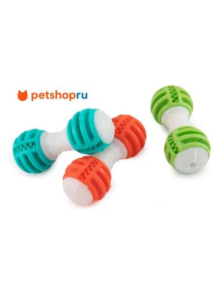 Nunbell Игрушка для собак Гантель звуковая