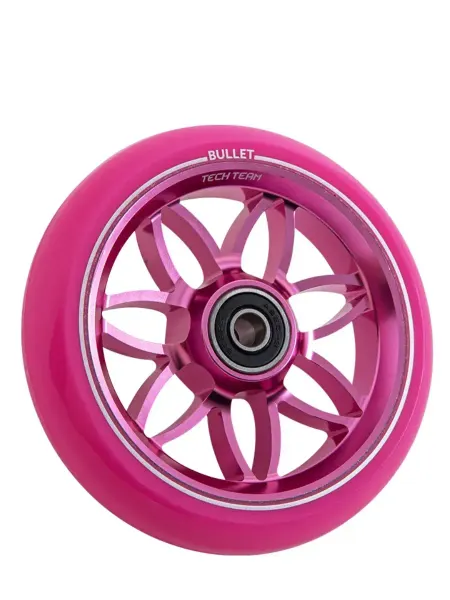 TechTeam Колесо для самоката X-Treme 110*24мм, Bullet, Pink