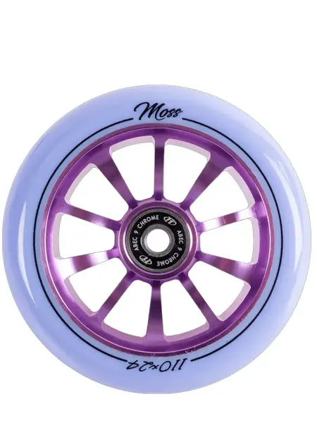 TechTeam Колесо для самоката X-Treme 110*24мм, Moss, purple