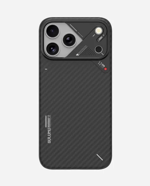 Чехол для iPhone 17 Pro Max series, Aulumu А17 Aramid Fiber, черный