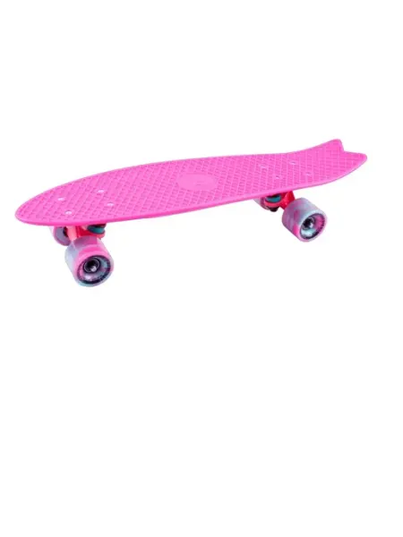 TechTeam Скейтборд пластиковый Fishboard 23 dark pink