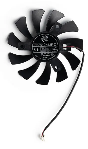 Вентилятор для видеокарты MSI, 2Pin , 75mm, S 40mm, HA8010H12F-Z