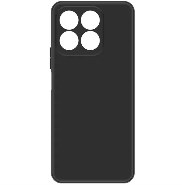 Чехол-накладка Krutoff Silicone Case для Honor X8b черный, soft touch, силикон