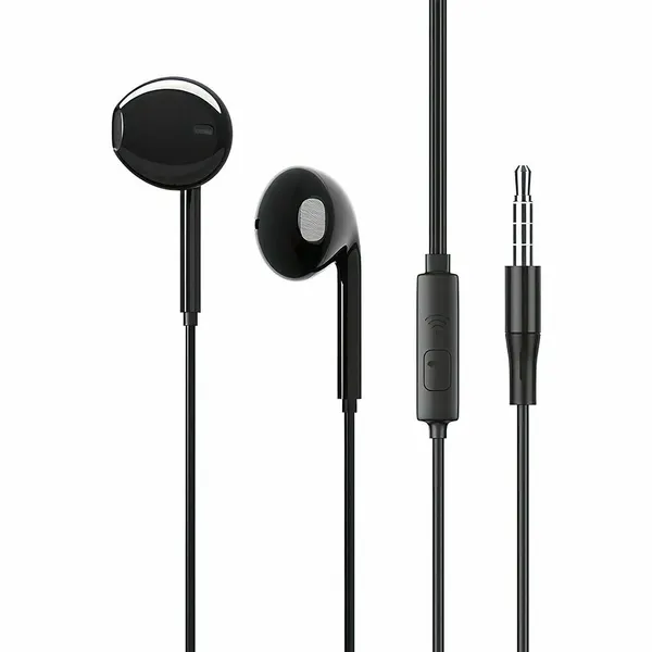 Гарнитура BOROFONE BM54 Maya 3.5 мм, вкладыши, 1.2м (черный)