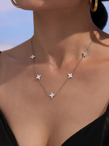 Bars brand тонкая цепочка со звездами