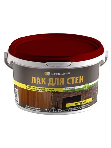 Ижсинтез Лак для стен матовый 2,5 кг