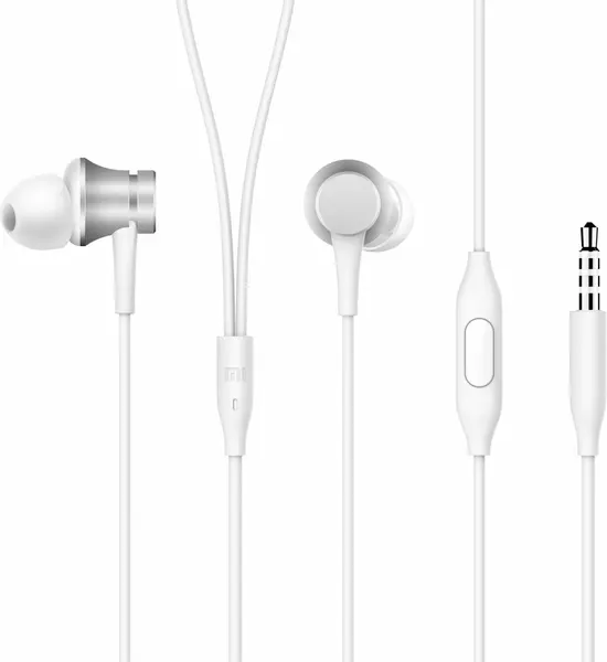 Проводные наушники Xiaomi Mi In-Ear Headphones Basic Matte, серебристый
