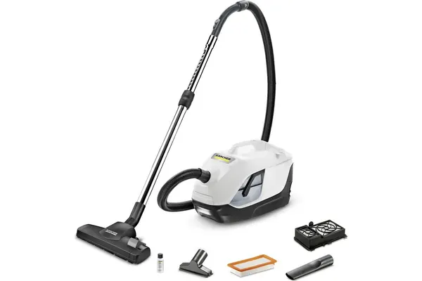 Пылесос KARCHER 1.195-250, с аквафильтром, мощность 650Вт, 80 дБ