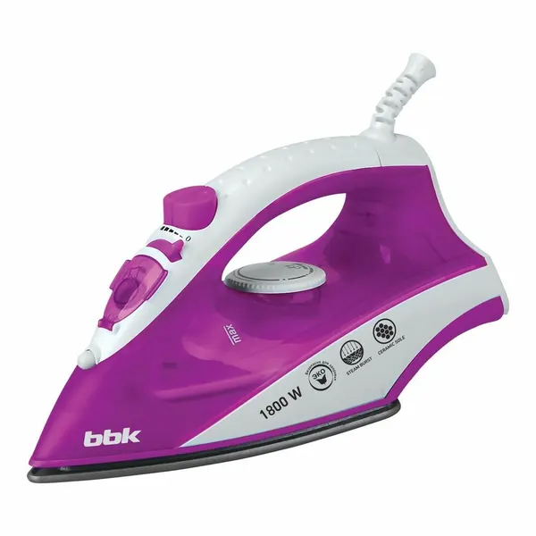 Утюг BBK ISE-1802 фиолетовый