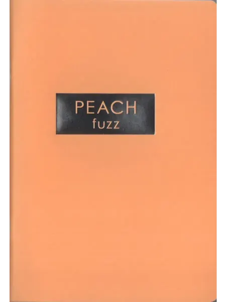 Канц-Эксмо Блокнот А5 48л скрепка клетка Peach Fuzz. Soft touch