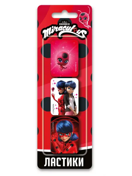 Miraculous Фигурные ластики Леди Баг