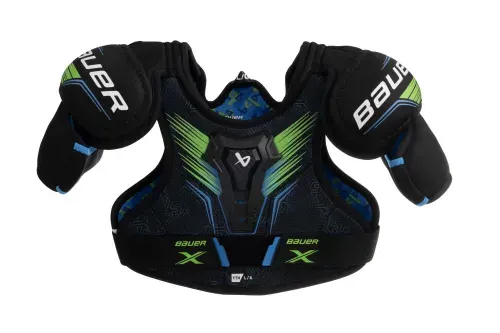 Bauer Нагрудник хоккейный детский S24 X YTH Черный,зеленый