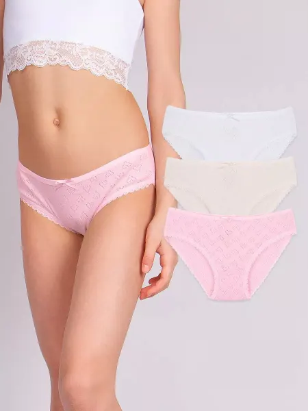 Соль&Перец Трусы детские хлопковые для подростка набор 3 шт