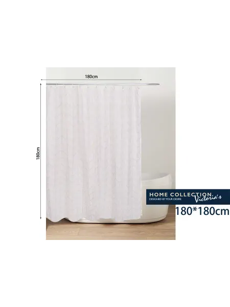 SEWARD PARK HOME COLLECTION Штора для ванной тканевая 180х180см хит водонепроницаемая