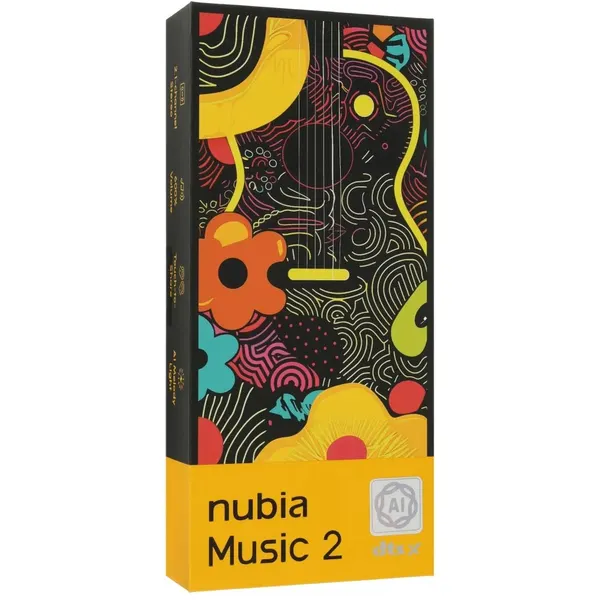 6.7" Смартфон Nubia Music 2 4/256 ГБ, 1612x720, IPS, 120 Гц, 5000 мА*ч, белый
