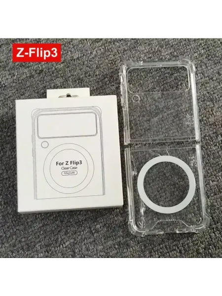 S-Market Прозрачный чехол с MagSafe для Samsung Galaxy Z Flip3
