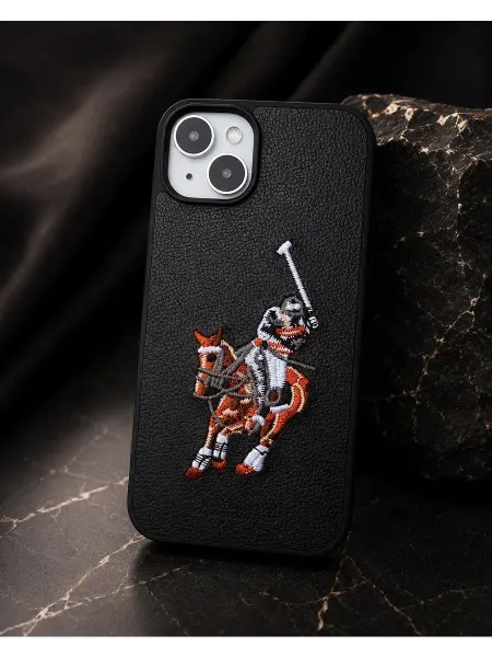 Liamoon Чехол на iPhone 14 с принтом Игрок в поло