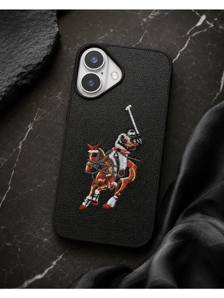 Liamoon Чехол на iPhone 17 с принтом Игрок в поло