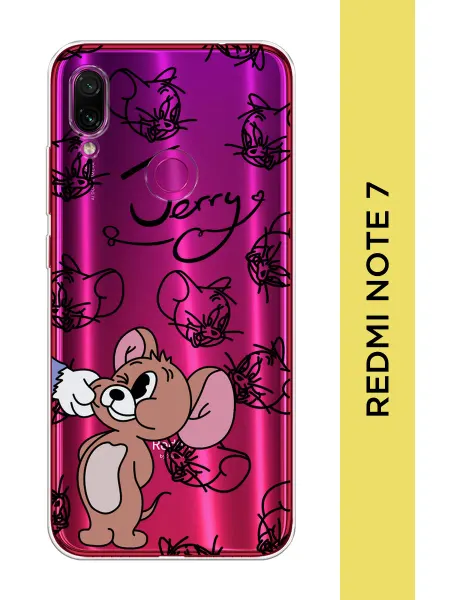 Almoa Чехол на Redmi Note 7 Том и Джерри