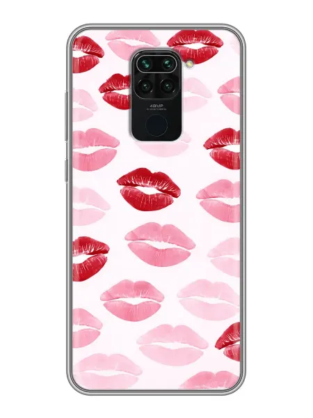 ChesnoCase Чехол на Xiaomi RedMi Note 9 женские поцелуи
